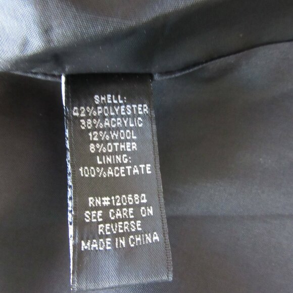 TORRID Dark Gray Herringbone Fit & Flare 1X Military Theme Dress - Picture 5 of 5